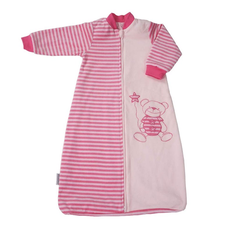 BLOOMSTAR Long Sleeve Sleep Sack Toddler (2-5t) Warm Cotton Velvet, Tog 2.0, Baby Sleeping Bag Withy Arms Infant Sleeved Wearable Blanket Sleeper, Large and Long,4 Seasons, Soft - Image 4